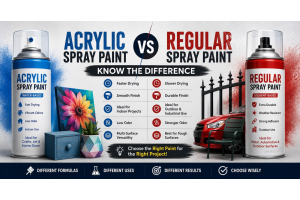 Acrylic Spray Paint vs Regular Spray Paint