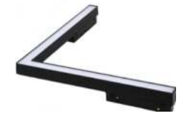 MG 30x30cm L-Shape Magnetic Linear LED Track Light - 30W Osram Chips, Dimmable, 36° Beam Angle, Modern Office & Retail Lighting