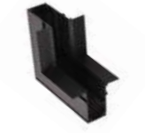 Plaster-In Vertical Corner LED Profile 98mm x 98mm – Trimless Recessed Aluminum Channel for Architectural Lighting