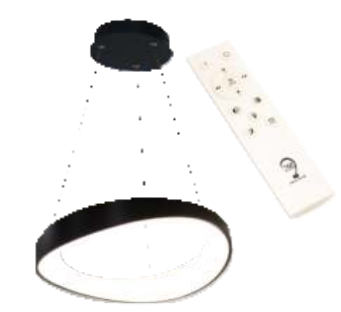 58W Dimmable LED Ceiling Light with 3 Color Options (3000K, 4000K, 6500K) | Remote Control, Slim D520 x H90mm