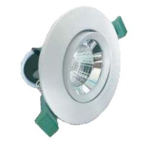  12W Bridgelux COB LED Adjustable Downlight | Compact 109mm Size | Efficient Lighting
