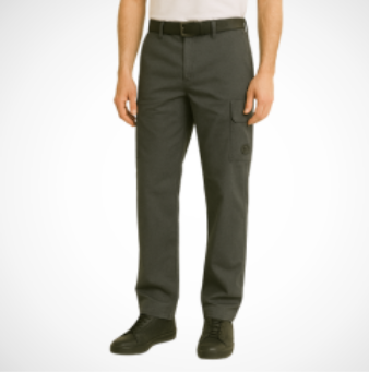 Industrial Work Trousers – Heavy-Duty Cotton Blend, Stretch Waistband, Multiple Pockets, Reinforced Knees, Machine Washable, Custom Logo Options, Durable & Comfortable Fit for Workwear