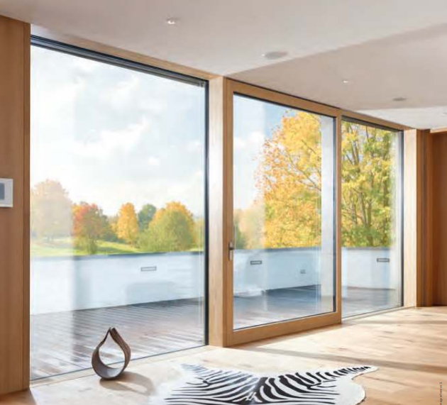 UNILUX FineLine Aluminum-Clad Wooden Facade System – Premium Energy-Efficient, Customizable Contemporary Wood-Aluminum Mixed Material Facade, High Security, Weather-Resistant, Large Glass Formats, German Engineering Quality