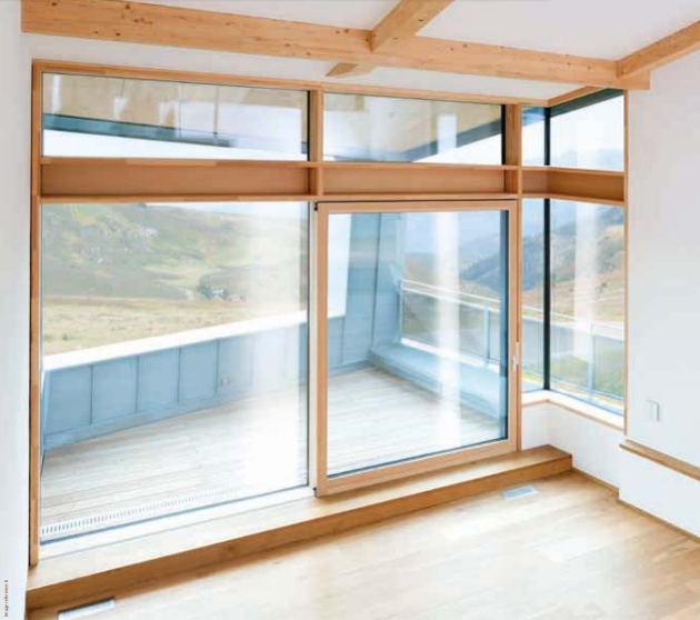 UNILUX FineLine Aluminum-Clad Wooden Facade System – Premium Energy-Efficient, Customizable Contemporary Wood-Aluminum Mixed Material Facade, High Security, Weather-Resistant, Large Glass Formats, German Engineering Quality