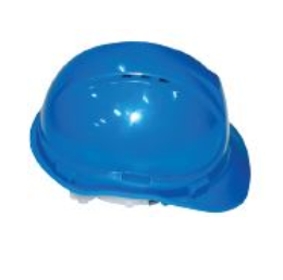 Industrial Safety Helmet Durable HDPE Construction, Vented Hard Hat, Adjustable Fit, Head Protection for Site, Factory & Engineering Use, EN397 Certified, Blue Color