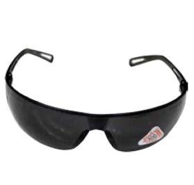 Dark Tinted Polycarbonate Safety Glasses EN166 CE, UV Protection, Industrial Work Eye Safety Eyewear
