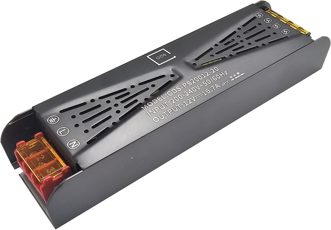 NON - WATERPROOF POWER SUPPLY IP20 GDS-NPS20012-20