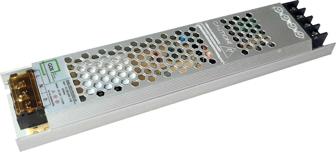 NON - WATERPROOF POWER SUPPLY IP20 GDS-PS15024-20