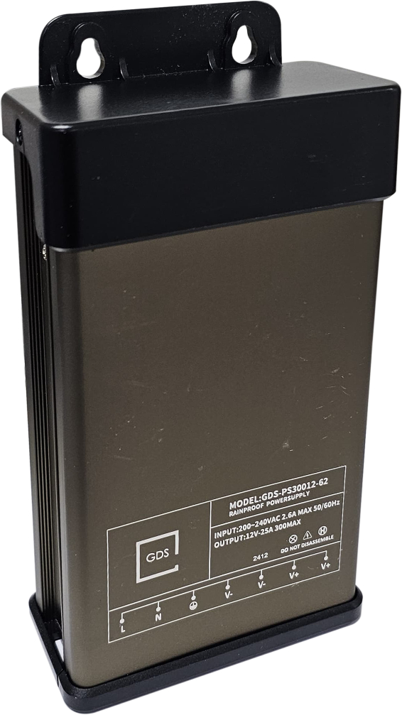 RAINPROOF POWER SUPPLY IP62 GDS-NPS30012-62