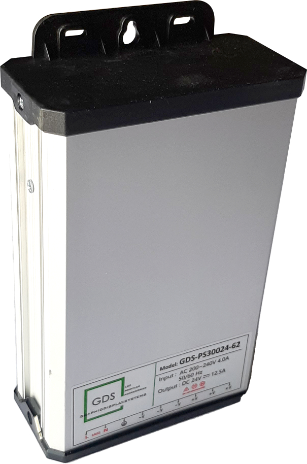 RAINPROOF POWER SUPPLY IP62 GDS-PS30024-62
