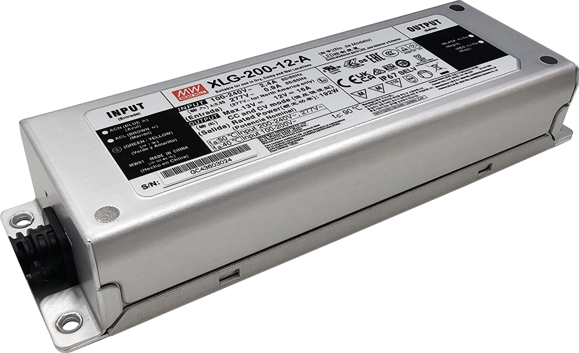 MEANWELL POWER SUPPLY IP65 XLG-20012A