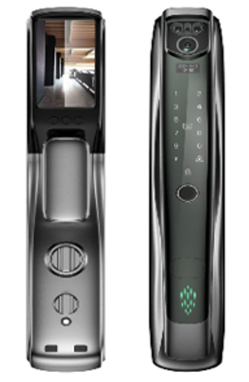 Tuya WiFi Smart Lock i10 with 3D Facial Recognition, Fingerprint, Password, Card, App Control, Mechanical Key, Aluminum Alloy Panel, Remote Unlock