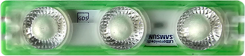 GDS-IM3150-R/G/B/Y/P RGB LED Module | 1.5W | Red/Green/Blue/Yellow/Pink | IP65 | Samsung SMD | Decorative, Accent, Signs | Adhesive Mount | DMX512 Control