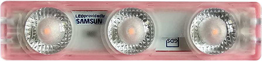 GDS-IM3150-R/G/B/Y/P RGB LED Module | 1.5W | Red/Green/Blue/Yellow/Pink | IP65 | Samsung SMD | Decorative, Accent, Signs | Adhesive Mount | DMX512 Control