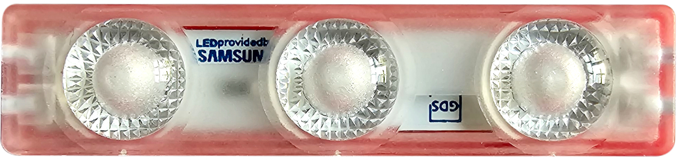 GDS-IM3150-R/G/B/Y/P RGB LED Module | 1.5W | Red/Green/Blue/Yellow/Pink | IP65 | Samsung SMD | Decorative, Accent, Signs | Adhesive Mount | DMX512 Control