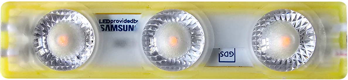 GDS-IM3150-R/G/B/Y/P RGB LED Module | 1.5W | Red/Green/Blue/Yellow/Pink | IP65 | Samsung SMD | Decorative, Accent, Signs | Adhesive Mount | DMX512 Control