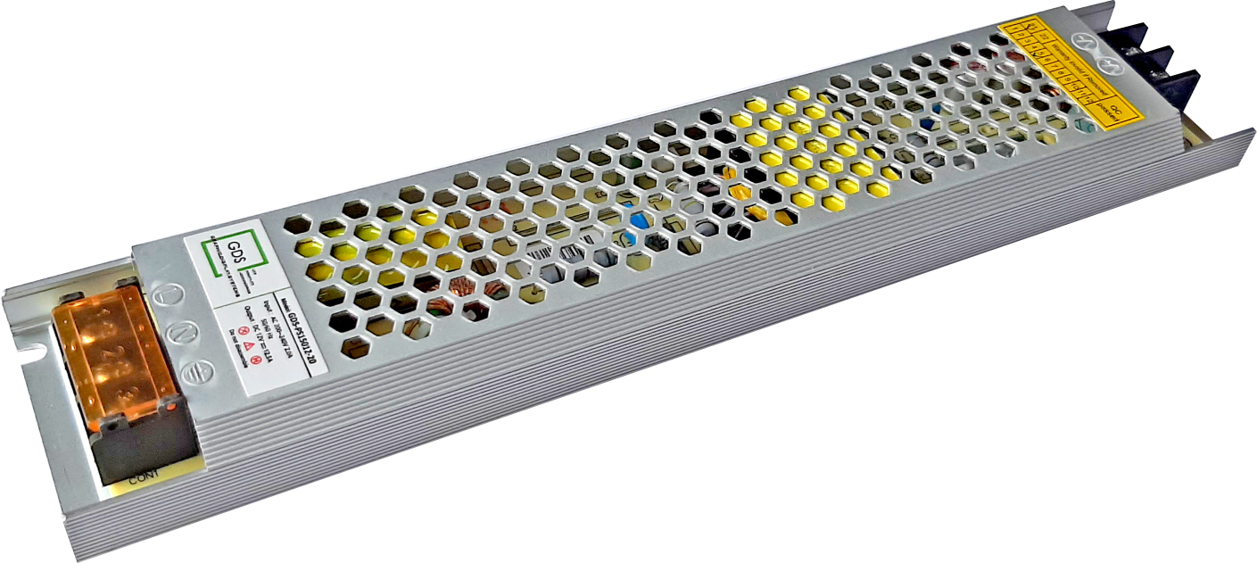 NON - WATERPROOF POWER SUPPLY IP20 GDS-PS15012-20