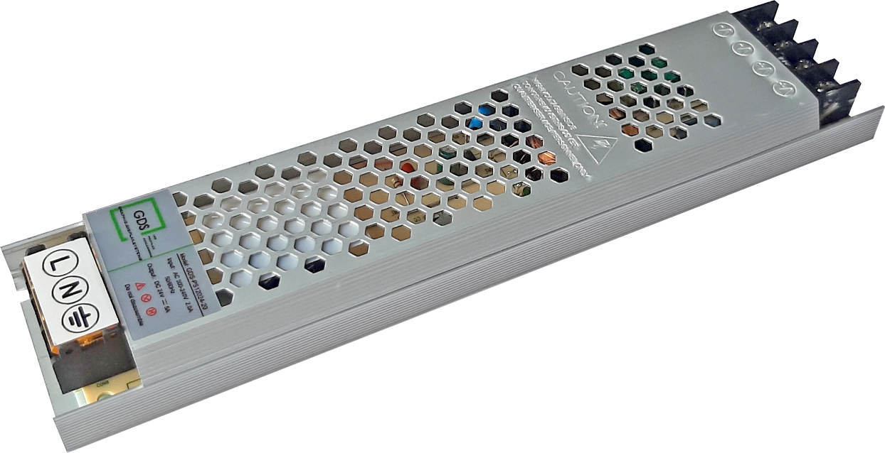 NON - WATERPROOF POWER SUPPLY IP20 GDS-PS12024-20