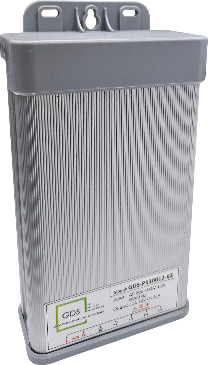 RAINPROOF POWER SUPPLY IP62 GDS-PS30012-62