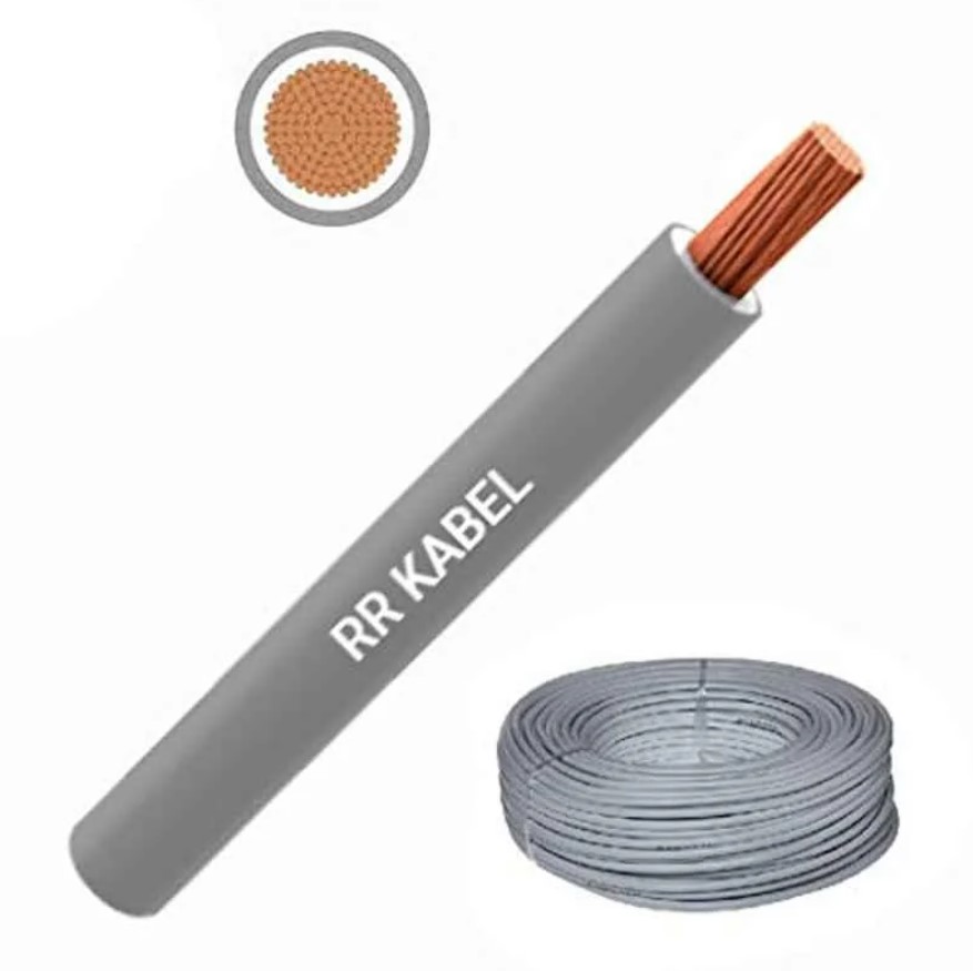 RR Kabel Single Core Copper Wire 0.75 sqmm x 90m, PVC Insulated FR House Wire – For Internal Electrification, Lighting Circuits, Switchboards & Conduit Wiring