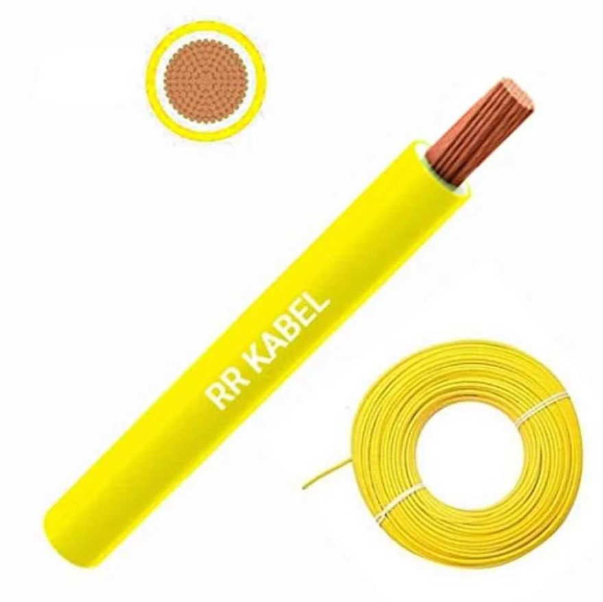 RR Kabel Single Core Copper Wire 1.5 sqmm x 90m, FR PVC Insulated House Wire, IS 694:2010, 1100V Rated – For Residential/Commercial Internal Wiring & Safety-Focused Installations