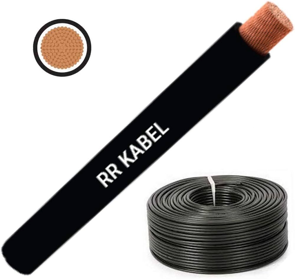 RR Kabel 2 Core 0.75 sqmm Multicore Copper Cable, PVC Insulated – Low Voltage Flexible Cable for Control Wiring, Signaling, Small Appliances, Lighting & Internal Connections