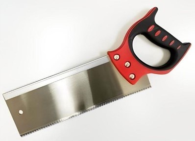 Precision Japanese Back Saw – 24TPI Fine Cut Pull Saw 250mm Blade, Impulse Hardened Teeth | Lightweight Aluminum Handle, Replaceable Blade | UAE Woodworker Carpenter Trim Molding Cutting Essential 