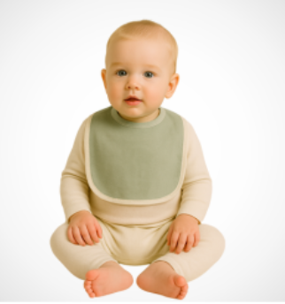 Absorbent Baby Bibs – Cotton Terry/Polyester, Snap/Velcro Closure, Water-Resistant, Soft on Skin, Easy Clean, Multiple Color and Design Options, Ideal for Feeding & Drooling