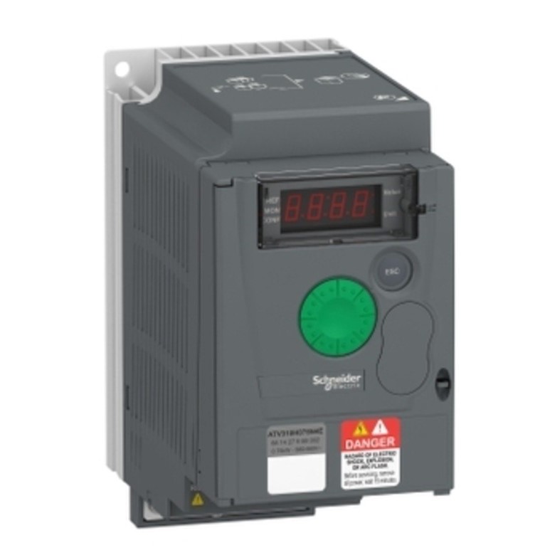 Schneider Electric VFD ATV310HU40N4E | Altivar 310 Series 4.0kW ND 5.5kW 380V 3PH WITHOUT EMC | Versatile Heavy Duty Inverter Drive for High Torque Applications in Textile, Plastic & Metal Processing Industries