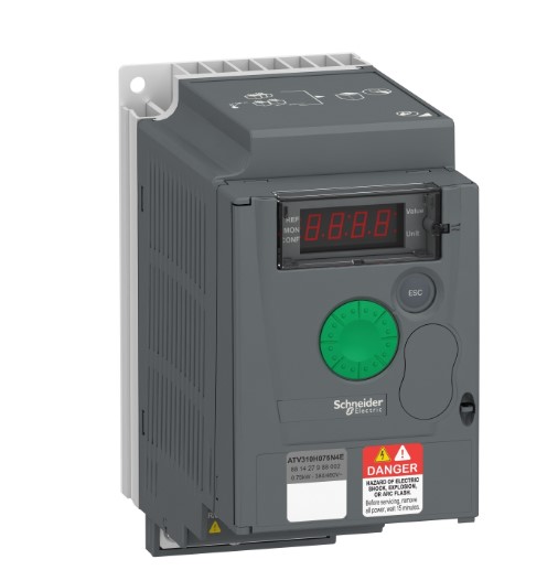 Schneider VFD ATV310HU75N4E | Altivar 310 7.5kW ND 11kW 380V 3PH WITHOUT EMC Filter | Heavy Duty Variable Speed AC Drive for Industrial Pumps, Fans, Compressors & High Torque Motor Control in Factories