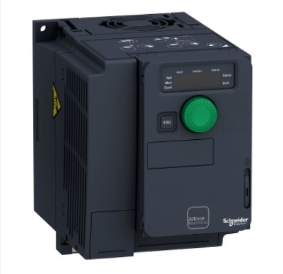 Schneider VFD ATV320U07N4C | Altivar 320 0.75kW 380-500V 3PH COMPACT Drive | Energy Efficient IP20 Inverter for HVAC Systems, Pumps, Fans & Compact Machine Control with Modbus & Ethernet Connectivity Options