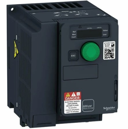Schneider VFD ATV320U22N4C | Altivar 320 2.2kW 380-500V 3PH COMPACT Drive | Reliable Variable Speed Controller for Textile Machines, Printing Equipment & General Purpose Three Phase Motor Applications in Factories