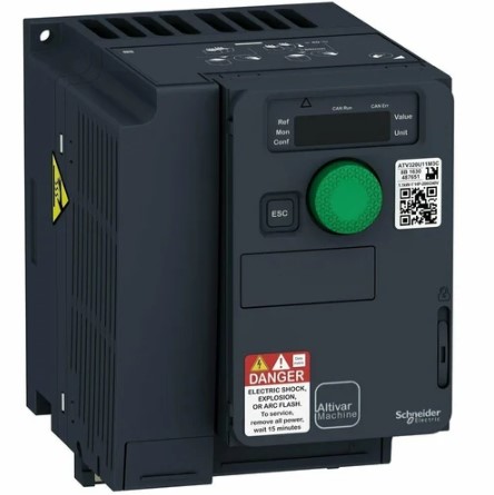 Schneider VFD ATV320U55N4C | Altivar 320 5.5kW 380-500V 3PH COMPACT Drive | Advanced Compact Inverter for Machine Tools, HVAC Pumps & Process Control with Energy Optimization