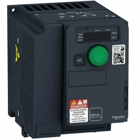 Schneider VFD ATV320D15N4C | Altivar 320 15kW 380-500V 3PH COMPACT | Industrial Grade Variable Frequency Drive for High Inertia Loads, Extrusion Lines & Process Industries with Robust Thermal Management