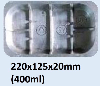 Food and Freezer Grade Virgin Plastic Cuttle Fish 10kg Tray 545x355x52mm 9100ml for Seafood Export Packaging, Frozen Storage, Bulk Packing, Cold Chain Handling and Shipment Use