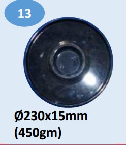 Food and Freezer Grade Virgin Plastic Round Tray Cover Ø230x15mm 450gm for Seafood Export Packaging, Frozen Product Protection, Hygienic Covering and Cold Chain Handling Use