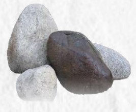 Navkar Stones Natural Stone Pebbles for Garden Decoration, Water Features, Landscaping and Interior Accents, Durable Premium Pebbles with Smooth Texture and Decorative Appeal for Projects