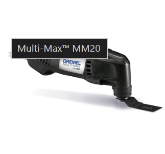 Dremel Multi-Max MM20 Oscillating Tool – Variable Speed Cutting, Sanding & Scraping Kit