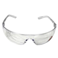 Clear Polycarbonate Safety Glasses EN166 CE, Impact Protection Eyewear, Lightweight Industrial Eye Shield