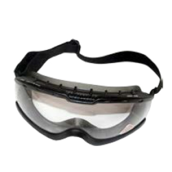 Clear Polycarbonate Safety Goggles EN166 CE, Panoramic Chemical Splash & Dust Protection Industrial Lab Use