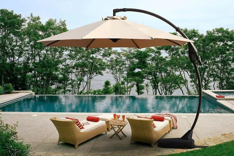 Dunet Beach Parasole Sunminium – Premium Aluminum Beach Parasol with Heavy Duty UV‑Resistant Canopy & Stable Base for Resorts, Cafés, Poolside & Garden Outdoor Seating