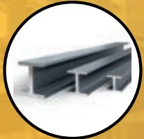 Structural Steel Beam Mild Steel ISMB Section