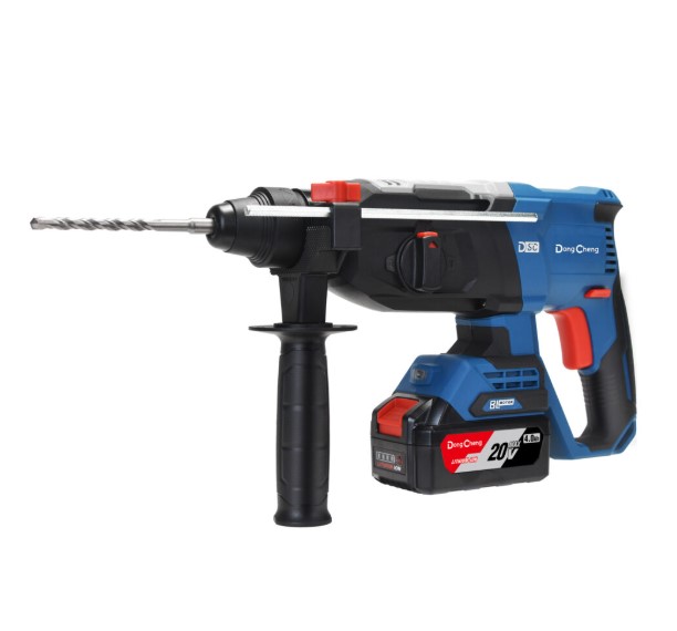 DongCheng DCZC02-26 Cordless Rotary Hammer – SDS Plus Drill for Concrete Drilling, Chiseling, and Professional Construction Applications with High Efficiency