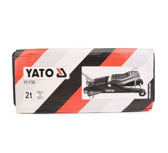 Yato YT-1720 Hydraulic Floor Jack 2 Ton – Durable Car Jack for Vehicle Lifting, Maintenance Work, and Garage Applications