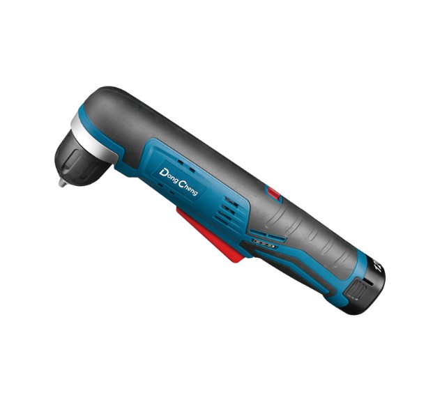 DongCheng DCJZ14-10 Cordless Angle Driver Drill – Compact Power Drill for Tight Spaces, Precision Drilling and Fastening in Professional and Industrial Applications