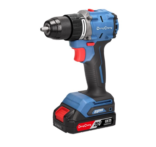 DongCheng DCJZ2060i Cordless Hammer Drill – Heavy Duty Drill Machine for Concrete, Steel, and Wood, Professional Power Tool for Construction and Installation Work