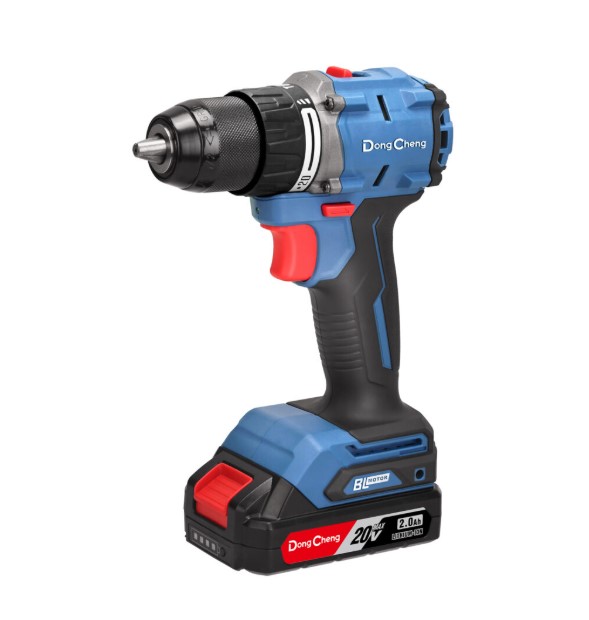 DongCheng DCJZ20160i Cordless Hammer Drill – High Power Drill Machine for Concrete, Steel, and Wood, Suitable for Professional Construction and Installation Work