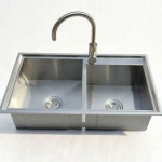 VTRUST Stainless Steel Kitchen Sink – Double Bowl SS304