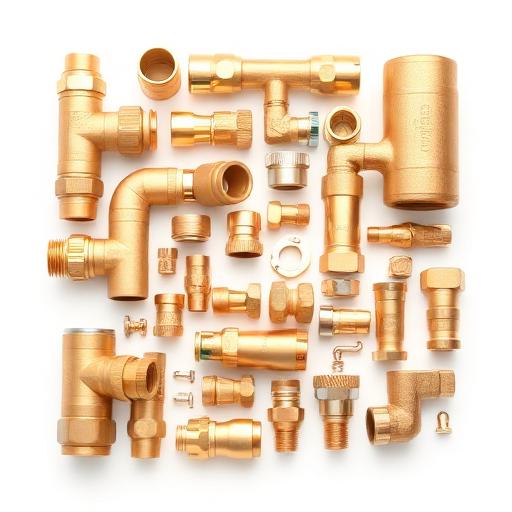 VTRUST Brass Pipe Fittings – Threaded Plumbing Connectors (Elbow, Tee, Coupling)