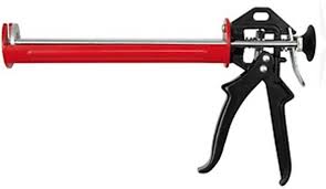 Silicon Gun (Caulking Gun) – Heavy Duty Sealant Applicator for Silicone &amp; Adhesive Cartridges, Smooth Trigger Control, Strong Steel Frame, Easy Handling for Construction, Glass, Door &amp; Window Sealing